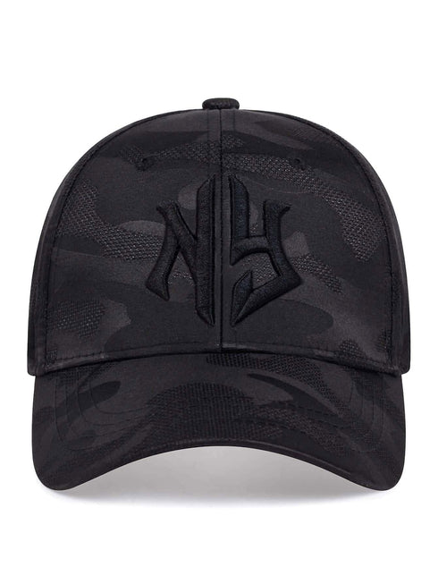 SHEIN 1pc Unisex Letter Embroidered Camo Print Adjustable Casual Baseball Cap