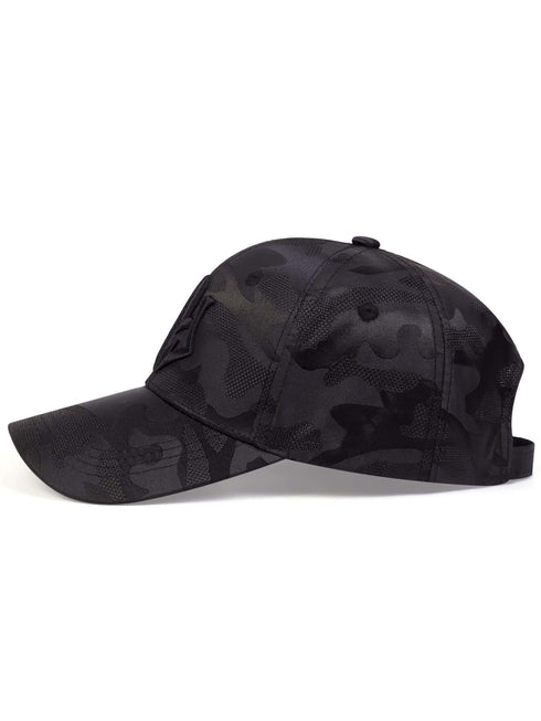 SHEIN 1pc Unisex Letter Embroidered Camo Print Adjustable Casual Baseball Cap