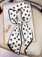 SHEIN 1pc Women Carriage Print Fashion Style Silk Scarf Bandana