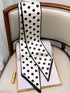 SHEIN 1pc Women Carriage Print Fashion Style Silk Scarf Bandana