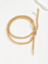 SHEIN Retro Punk Style Snake Wrap Around Earrings Necklace Set
