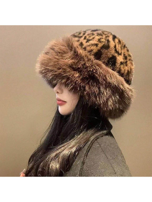 1pc Women Winter Furry Hat, European & Korean Style Warm