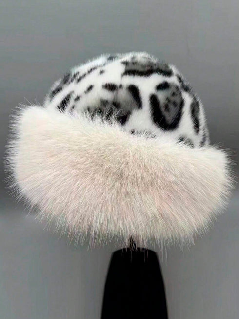 1pc Women Winter Furry Hat, European & Korean Style Warm