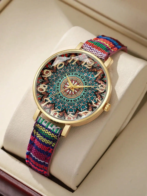 SHEIN Women's Elegant Fashion Personalized Numeric Dial Quartz Wrist Watch