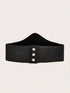 SHEIN Elegant Party Decorative Elastic Waist Buckle Corset