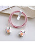 SHEIN Colorful Cable Protectors, Cartoon Cable Protectors, Charger Cable