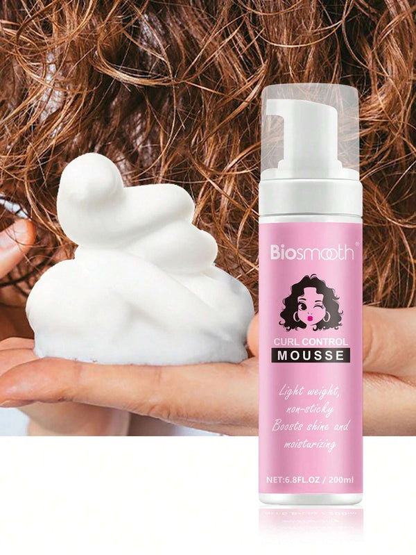 SHEIN 200ml Lightweight Mousse For Adding Shine, Styling Foam Mousse