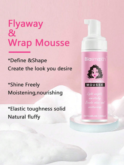 SHEIN 200ml Lightweight Mousse For Adding Shine, Styling Foam Mousse