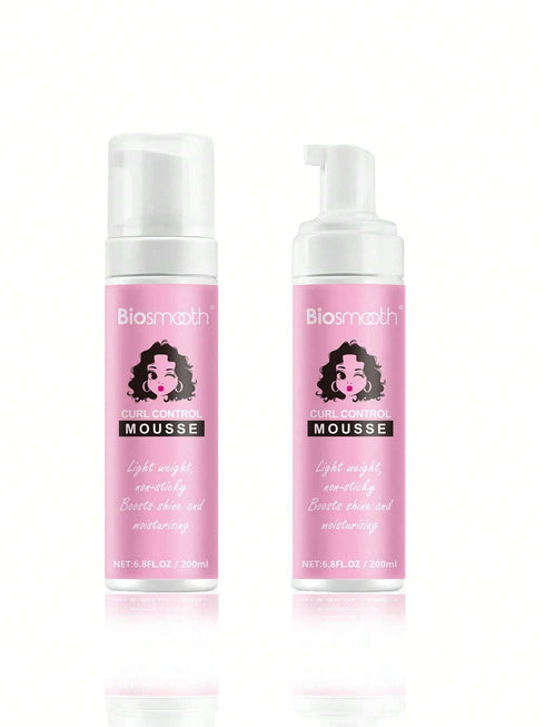 SHEIN 200ml Lightweight Mousse For Adding Shine, Styling Foam Mousse