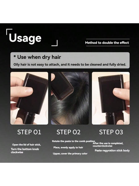 SHEIN 20g Temporary Hair Dye Stick For Adults, Dry Hair