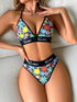SHEIN 2pcs/Set Comfortable Colorful Printed Underwear Set