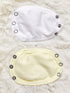 SHEIN 2pcs Single-Layered (Thin) Fabric(white + yellow )