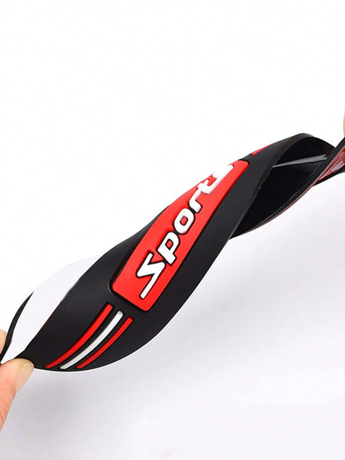 مرآة الرؤية الخلفية للسيارة من شي إن، قطعتان، بتصميم حاجب المطر