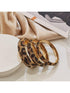 SHEIN Fashion Luxury Rhinestone Geometric Round Metal Bangle Bracelets