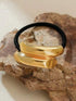 SHEIN 3pcs Geometric Design Metal Hair Ties