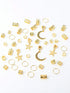 SHEIN Braids Accessories Set, Moon Star Hair Clips