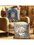 SHEIN 4pcs Ramadan Kareem Party Decoration Moon Lamp Lantern Lights Floral Pillow Covers