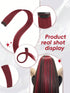 5 PCS Red Colored Clip In Hair Extensions