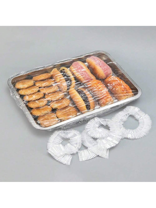 SHEIN Disposable Transparent Wrap Covers, Food Dust Cover
