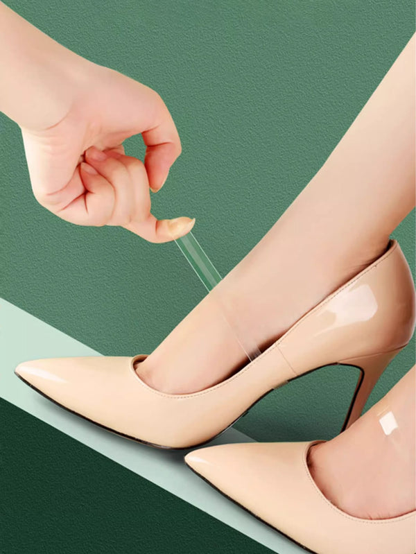 SHEIN 5 Pairs Of Women's High Heel Shoe Laces, Non-Slip Invisible Transparent Fixed Shoelaces, Women's High Heels Prevent