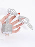 SHEIN Rhinestone Data Cable Protector & Charger Head Cover