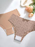SHEIN 5pcs Women's Sexy Leopard Print Seamless Breathable Sports Bikini Panties