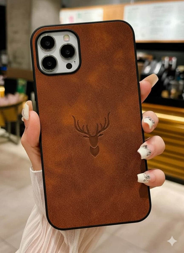 SHEIN Iphone Luxury Sheepskin Leather Anti-Drop Phone Case