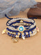 SHEIN 6pcs Boho Style Multicolor Asymmetrical Beaded Bracelets