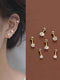 SHEIN 6pcs/Set Elegant Minimalist Ladies Earrings