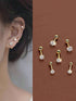 SHEIN 6pcs/Set Elegant Minimalist Ladies Earrings