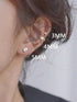 SHEIN 6pcs/Set Elegant Minimalist Ladies Earrings