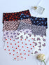 SHEIN 6-Piece Wavy-Edged Fan-Shaped Women's Underwear