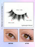 SHEIN 7 Pairs Asiteo Natural Half-Strip Fake Eyelashes, Cartoon Eye Makeup