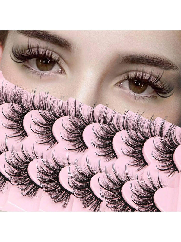 SHEIN 7 Pairs Faux Mink Lashes