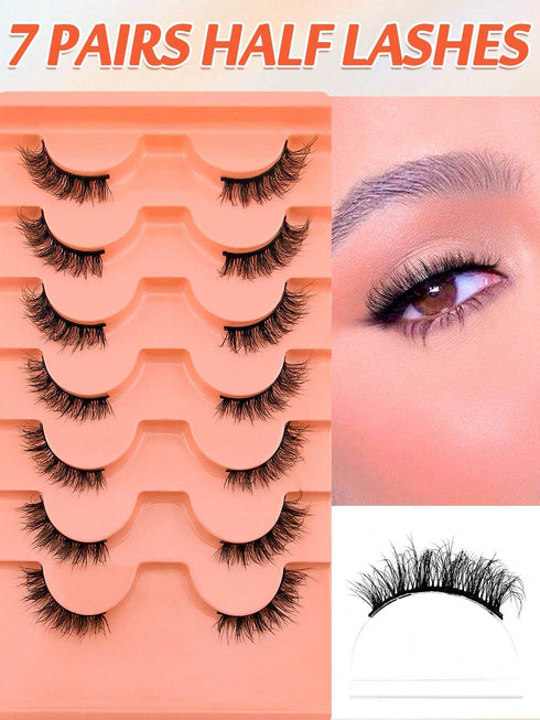 SHEIN 7 Pairs Full False Lashes