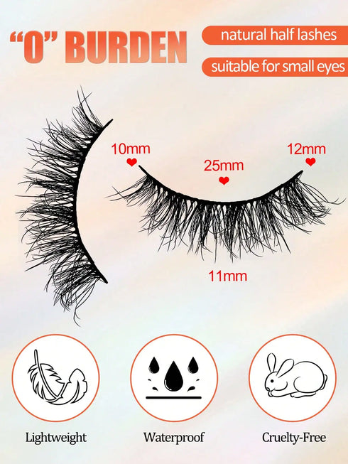 SHEIN 7 Pairs Full False Lashes