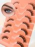 SHEIN 7 Pairs Full False Lashes