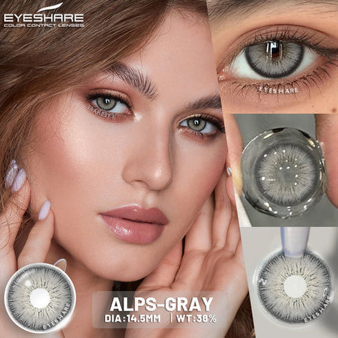 SHEIN Eyeshare زوج واحد من العدسات اللاصقة الملونة الجديدة عدسات سوداء عدسات أزرق عصرية للعيون عدسات خضراء عدسات رمادية للعين عدسات بنية سنوية للعين أزياء تنكرية للهالوين