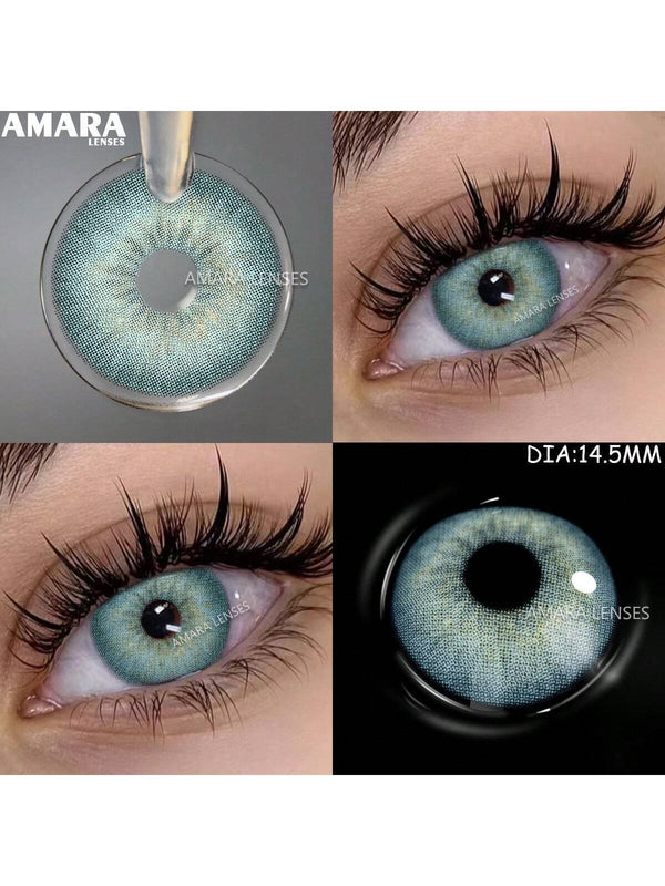 AMARA NEW Gray Colored Contact Lenses