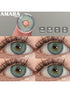 AMARA Colored Pupils For Eyes Natural Blue Eye Contact Lenses