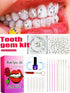 Adhesive Super-Shiny Tooth Gems Kit With Tools