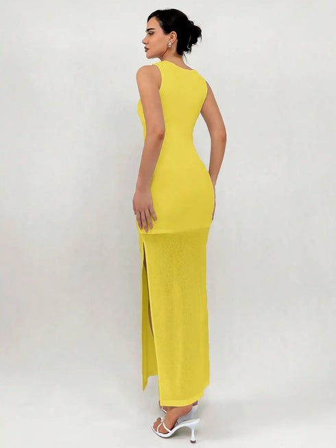 SHEIN Simple And Elegant White Ball Gown