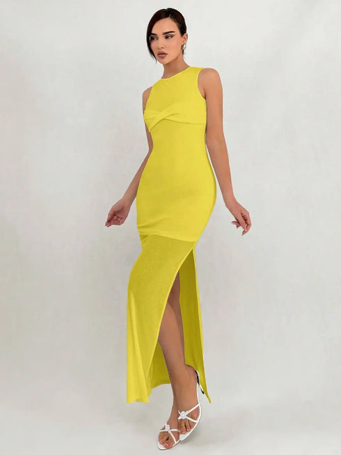 SHEIN Simple And Elegant White Ball Gown