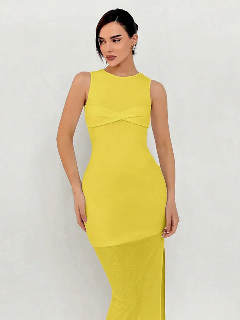 SHEIN Simple And Elegant White Ball Gown