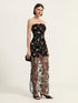 SHEIN Aveloria Rosie Elegant Romantic Heavy Lace Mesh Long Dress