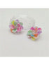 sh1 Pair Sweet Earrings Colorful Resin Flower Stud Earrings