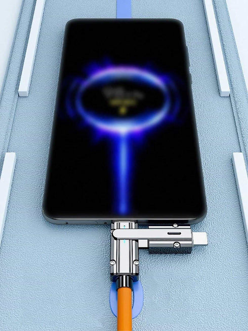 كابل بيانات SHEIN BinBoom معتمد من MFi، 4 في 1، كابل USB إلى IOS (أسود)