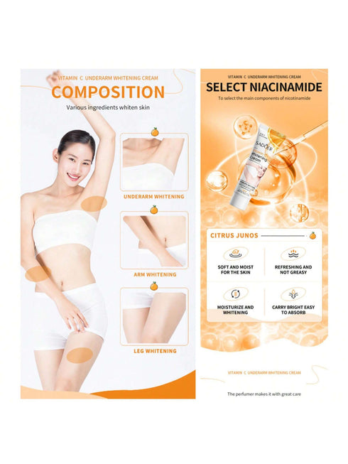 Body Whitening Cream, Intimate Area Whitening And Brightening Cream