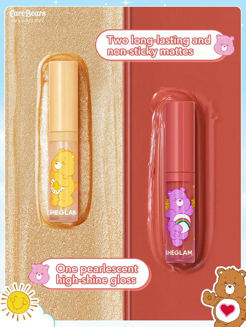Care Bears X SHEGLAM Share A Smile Lip Set 3 Pcs/Set