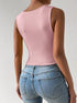 SHEIN Chiquease Women's Cropped Slim Fit U-Neck Camisole